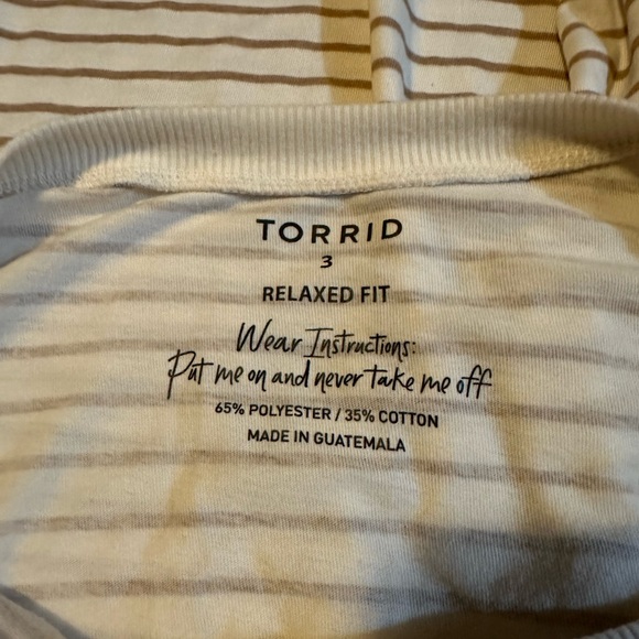 Torrid Bombshell Signature Jersey Crew Neck Crop Tee - Picture 7 of 9